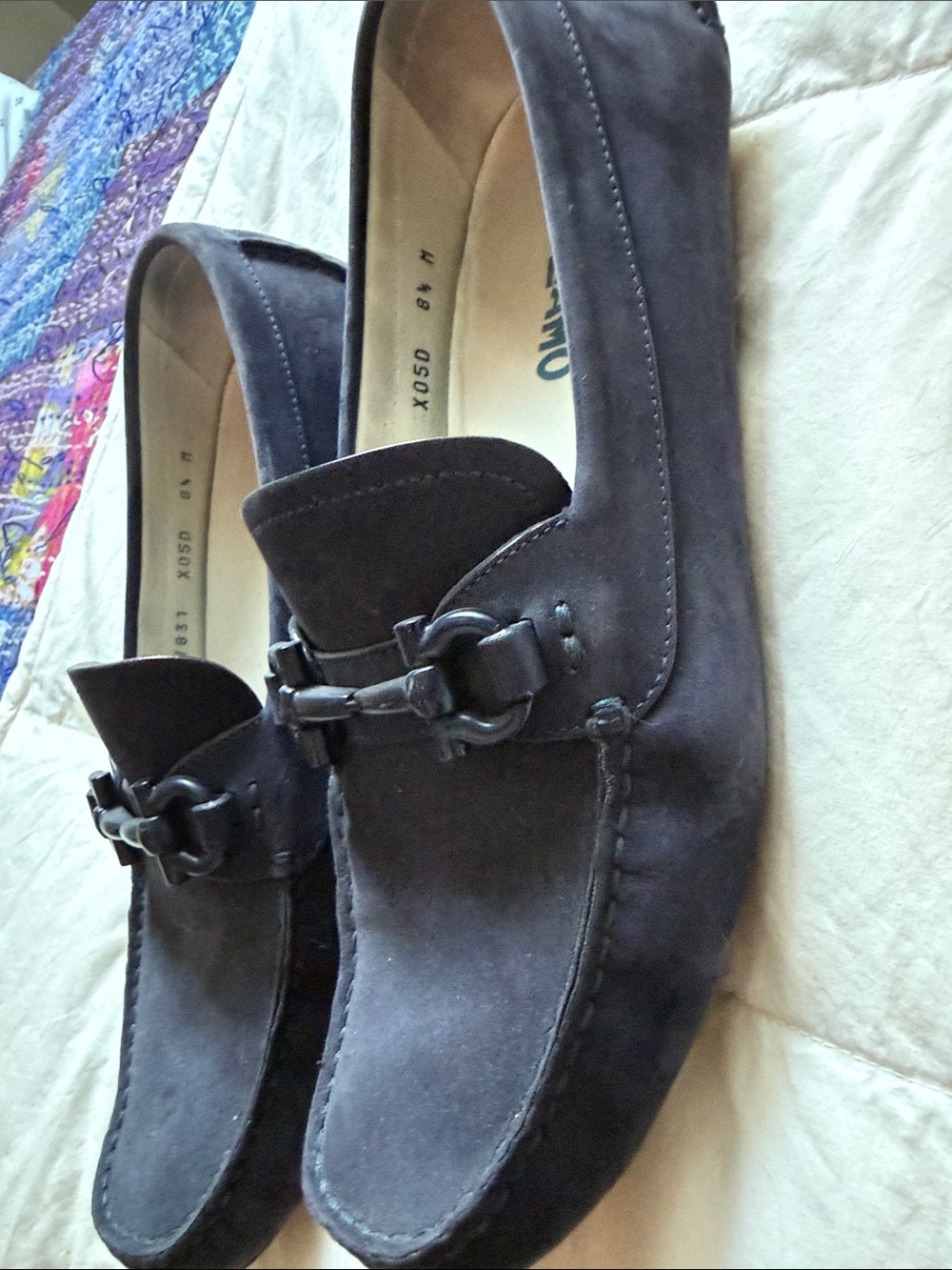 Salvatore Ferragamo Black Suede Horsebit Loafers - Picture 2 of 4